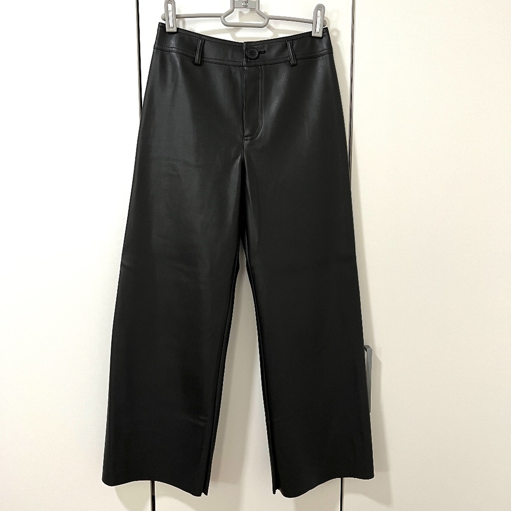 Zara Girls Faux Leather Pants